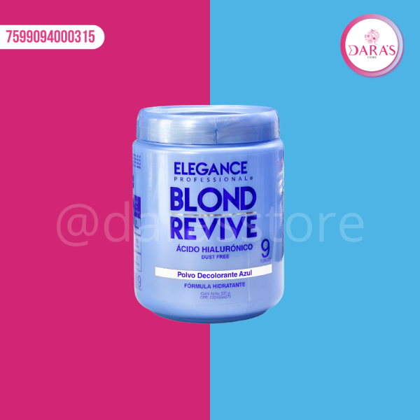 DECOLORANTE ELEGANCE BLOND REVIVE ACIDO HIALURONICO 9 TONOS 500GR