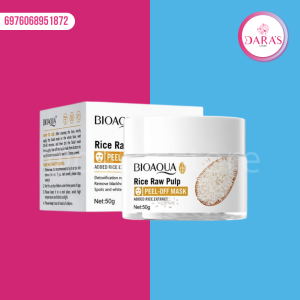 MASCARILLA BIOAQUA 50GR FACIAL PULPA DE ARROZ NO.BQY51872