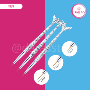 PINCEL LINER 03PIEZAS COLA DE SIRENA