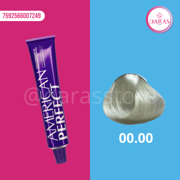 TINTE AMERICAN PERFECT 00.00 58GR ESPECIAL CHINE ZERO