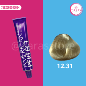 TINTE AMERICAN PERFECT 12.31 58GR RUBIO ESPECIAL DORADO CENIZA
