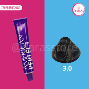 TINTE AMERICAN PERFECT 3.0 58GR CASTAÑO OSCURO