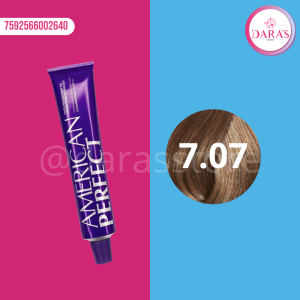 TINTE AMERICAN PERFECT 58GR 7.07 RUBIO MEDIANO NATURAL MARRON