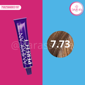 TINTE AMERICAN PERFECT 58GR 7.73 RUBIO MEDIO MARRON DORADO