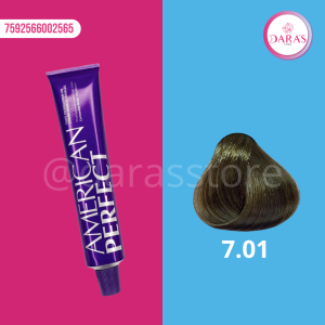 TINTE AMERICAN PERFECT 7.01 58GR RUBIO MEDIANO NATURAL CENIZO