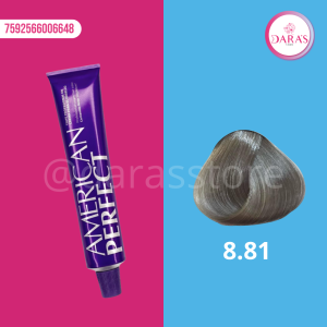 TINTE AMERICAN PERFECT 8.81 58GR RUBIO CLARO PERLADO CENIZA