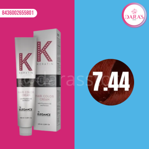 TINTE ELEGANCE 100ML 7.44 RUBIO MEDIO COBRE INTENSO