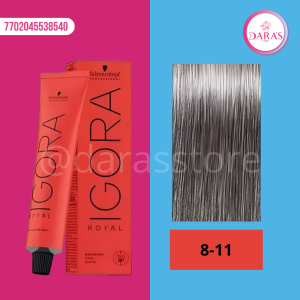 TINTE IGORA 60GR 8-11 RUBIO CLARO CENIZA INTENSO