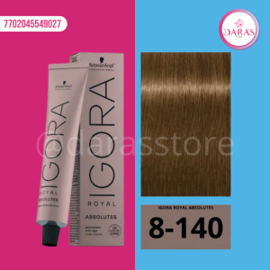 TINTE IGORA 60GR 8-140 RUBIO CLARO CENIZA BEIGE NATURAL