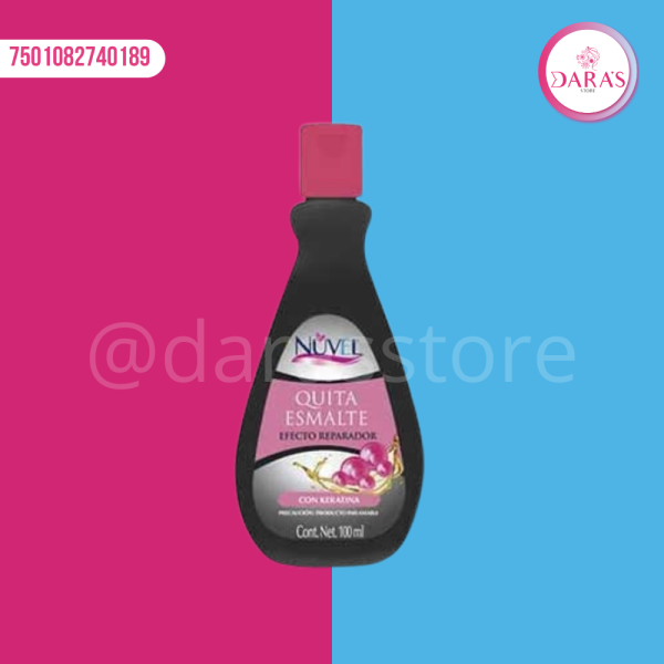ACETONA NUVEL QUITA ESMALTE CON KERATINA 100ML