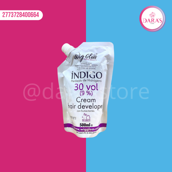 AGUA OXIGENADA WIG GLOSS INDIGO VOL. 30 500ML