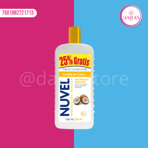 CREMA CORPORAL NUVEL ACEITE DE COCO 750ML