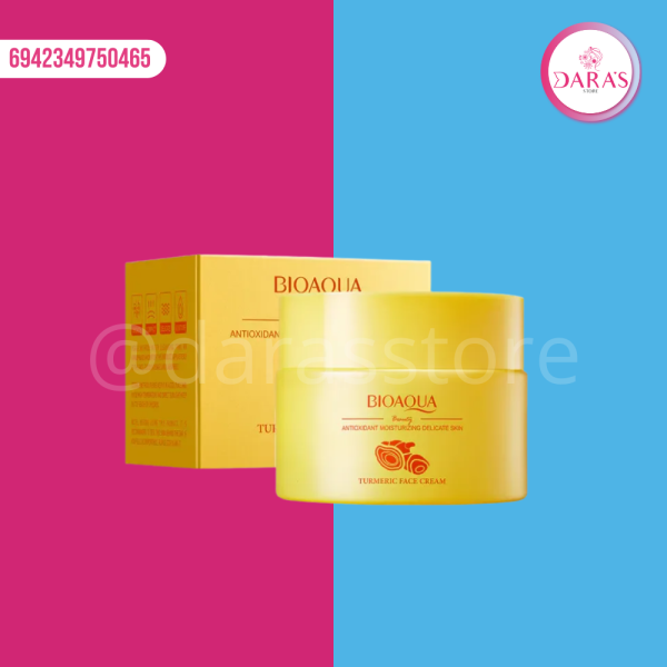 CREMA FACIAL BIOAQUA CURCUMA DE PIEL DELICADA 60GR