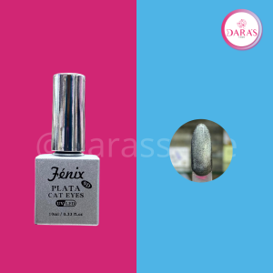 ESMALTE FENIX CAT EYE PLATA 9D (OJO DE GATO) 10ML