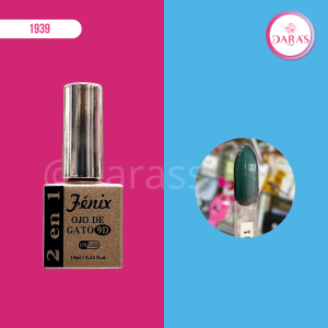 ESMALTE FENIX OJO DE GATO 2 EN 1 9D N.01 10ML