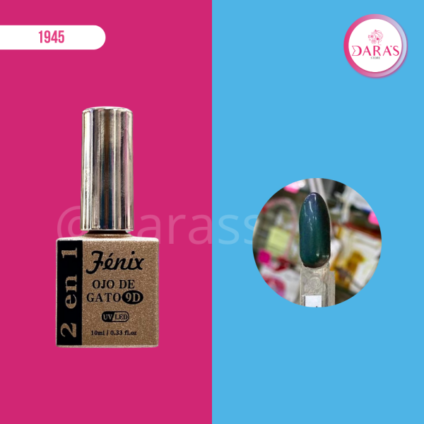 ESMALTE FENIX OJO DE GATO 2 EN 1 9D N.11 10ML