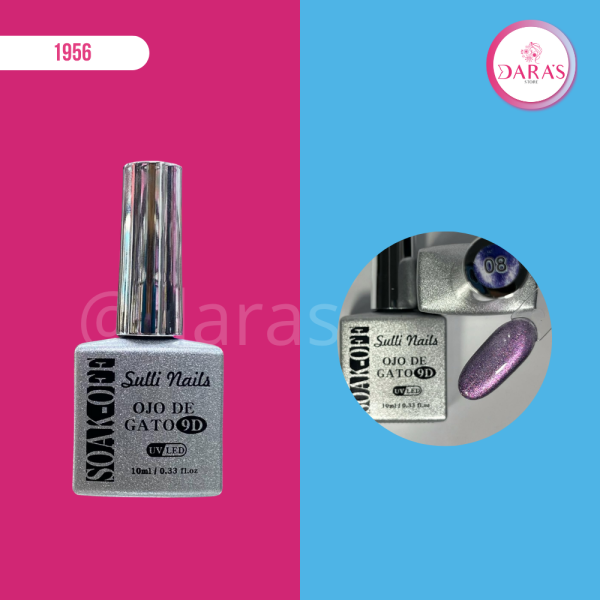 ESMALTE SULLI NAILS OJO DE GATO 9D N.08 10ML