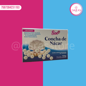 JABON CORPORAL SOE CONCHA DE NACAR BARRA DERMOLIMPIADORA 100GR
