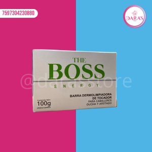 JABON CORPORAL THE BOSS ENERGY DERMOLIMPIADORA DE TOCADOR 100GR