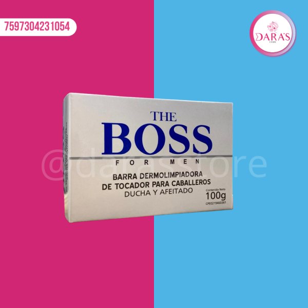 JABON CORPORAL THE BOSS FOR MEN DERMOLIMPIADORA DE TOCADOR 100GR