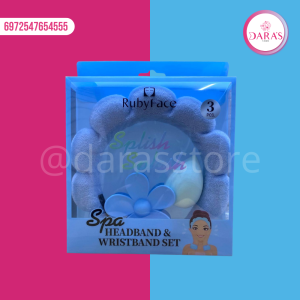 KIT DE SPA RUBY FACE DIADEMA - PINZA Y ESPONJA DE MAQUIJJALE NO.FD2WD