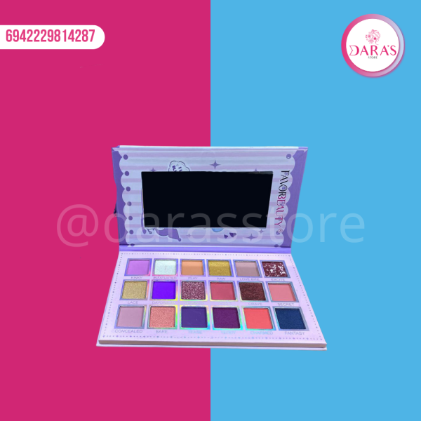 PALETA DE SOMBRA DE OJO FAVORBEAUTY 18 TONOS NO.ES6451 - Imagen 2
