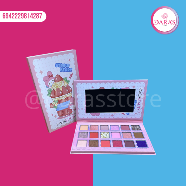 PALETA DE SOMBRA DE OJO FAVORBEAUTY 18 TONOS NO.ES6451