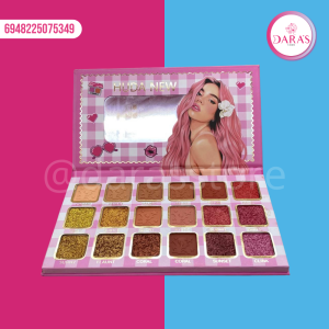 PALETA DE SOMBRA DE OJO HUDANEW KISS DE 18 TONOS NO.LD7534