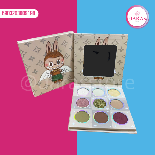 PALETA DE SOMBRA DE OJO LABUBU 9 TONOS NO.EYE-0919