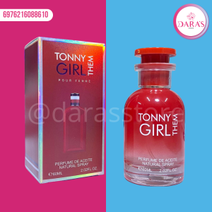 PERFUME EN ACEITE KISS RAVEY 60ML TONNY GIRL