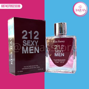 PERFUME KISS RAVEY 100ML 212 SEXY MEN