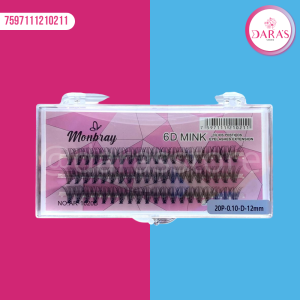 PESTAÑAS MONBRAY 12MM-20P POR PUNTO VOLUMEN RUSO