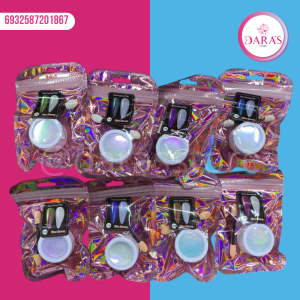 POLVO EFECTO FLAKER KISS RAVEY NEON AURORA PINK NO.V-1252