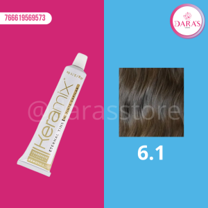 TINTE KERAMIX 60GR 6.1 RUBIO OSCURO CENIZA