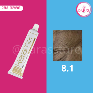 TINTE KERAMIX 60GR 8.1 RUBIO CLARO CENIZA