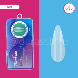 UÑAS JELLY MONBRAY ALMOND 120PIEZAS SOFT GEL NO.C02
