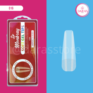 UÑAS JELLY MONBRAY 240PIEZAS COFFIN C04 SOFT GEL