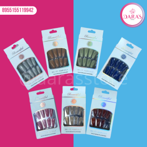 UÑAS POSTIZA BEAUTIFUL EFECTO OJO DE GATO COFFIN NO.MY-1994