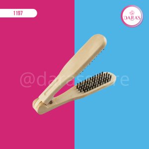 CEPILLO PARA PLANCHAR CABELLO DE PLASTICO CON SEGURO