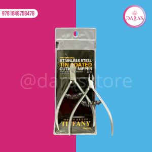 CORTA CUTICULA TIFFANY RESORTE STAINLESS STEEL PLATEADO