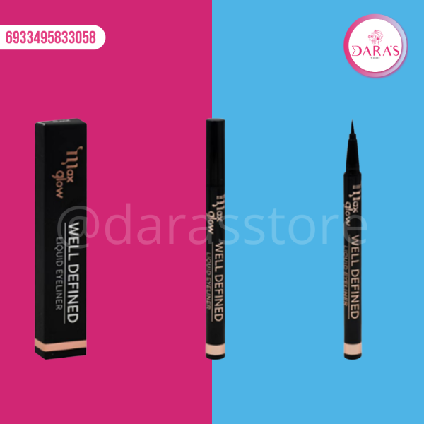 DELINEADOR DE OJO MAXGLOW 1GR WELL DIFINED BLACK