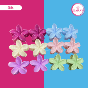 GANCHETA DE CABELLO NO.606-12 HAWAIIANA BRILLANTE