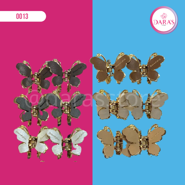 GANCHETA DE CABELLO NO.606-23 MARIPOSA