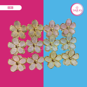 GANCHETA CABELLO 606-25 FLOR DARADA