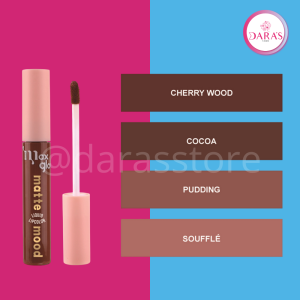 LABIAL LIQUIDO MAXGLOW 9.5GR MATTE MOOD CHERRY WOOD