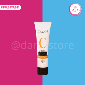 LIMPIADOR FACIAL WHITENING 100GR VITAMINA C Y ACIDO HIALURONICO