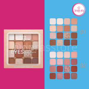 PALETA DE SOMBRA DE OJO MAXGLOW 14.5GR STUNNING 16 TONOS NO.2