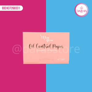 PAPEL MATIFICANTE MAXGLOW 50PIEZAS CONTROL DE GRASA