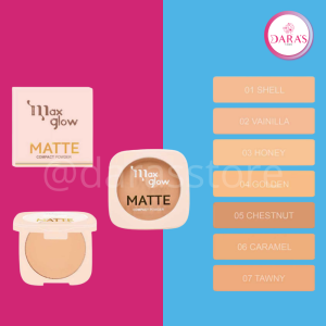 POLVO COMPACTO MAXGLOW 7.5GR MATTE NO.05 CHESTNUT