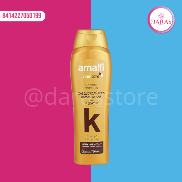 SHAMPOO AMALFI CABELLO DAÑADO KERATINA 750ML